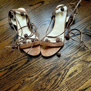 Nine West Rizzah Lace Up Sandals